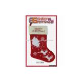 embroidered christmas stocking  09STM66