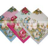 Wholesale Soft 100% Cotton Ladies Plain Cotton Handkerchief thumbnail-1