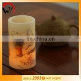 RoHS/CE/EMC Passed Real Wax Water Sticking Scented Flameless LED Candle thumbnail-1