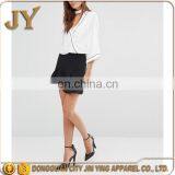 Plain Smart Shorts Pleat Front Shorts Zip-side Fastening Short Pants China thumbnail-2
