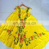 Umbrella Dress Ladies Dress Round Dress Beach Dress Tie Dye Dress Rayon Wholesale Dress India thumbnail-1