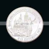 Wholesale Custom Logo Cheap Metal Blank Silver Coin thumbnail-3