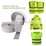 Silver Reflective Tape for Sewing on the Safety Clothing