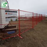 Professional factory cheap powder coated Canada portable temporary fence