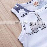 2019 Summer Dinosaur Animal Full Print KIDS BODYSUITS ROMPERS Infant Cotton Romper for 0-2years thumbnail-4