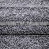 Comfortable Gray Color 100%cotton Velvet Embossed Quilt Bedspread /bedding Sheets Set 3d thumbnail-6