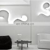 Новейшая скандинавская креативная алюминиевая LED-изогнутая настенная лампа, настенная бра подвеска, змеевидный современный настенный светильник для дома thumbnail-4