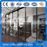 Rocky Grey Color Powder Coated Aluminium Sliding Windows thumbnail-4