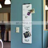 Hot Sell 4mm Magnetic Dry Erase Printed Glass Whiteboard Sheet for Fridge thumbnail-1