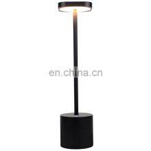 Modern New Design Led Study Desk Lamp Aluminium Metal Hotel Table Lamp Cordless Restaurant Light From China Factory