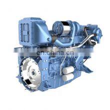 Motor diesel original Weichai de 6 cilindros, 330kw/450hp/1500rpm, modelo 6M26C450-15, para aplicaciones marinas thumbnail-1