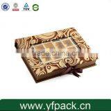 Customized Empty Pink Cardboard Paper Gifts Homemade Chocolate Gift Box thumbnail-2