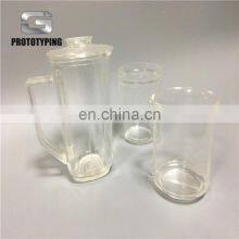 clear acrylic model machining/ cheap OEM acrylic parts/ transparent PMMA acrylic rapid prototype service