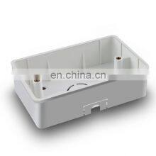 118 Socket Switch dark Box, Surface Mount Back Box Adjustable Mounting Box Wall Switch BOX Wall Socket Cassette,133*65mm 4 order