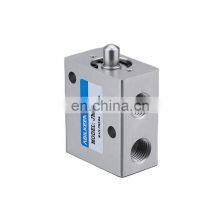 High Quality JM Series Electro JM322 JM322R 1/4 Thread 3 Way Basic Mechanical Valve Pneumatic Valve thumbnail-1