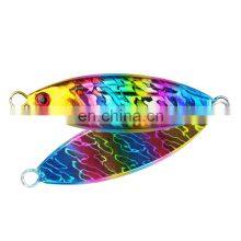 Peche Pesca Isca Metal Slow Jig Casting Spoon 80g 100g 130g Slow Jigging Lure thumbnail-4