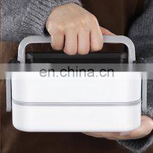 Airtight Modern Portable Eco Friendly Compartment Korean Insulated Custom School Metal Stainless Steel Kids Lunch Box thumbnail-5