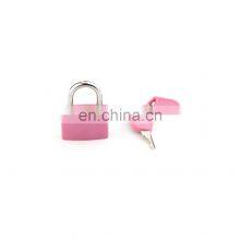 30/40mm Plastic Coat 2 Iron Keys Brass Padlock thumbnail-1