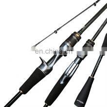Fishing Rod 8 Feet Spinning Top Pole Solid Carbon Fishing Rod thumbnail-2