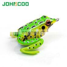 JOHNCOO Quality Kopper Artificial Bait Fishing Lure Soft Frog Lure 50mm 11g Frog Soft Plastic Snakehead Lure Simulation thumbnail-2