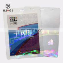 PET Material Hologram ID Card Heat Lamination Pouches for Large Events thumbnail-4