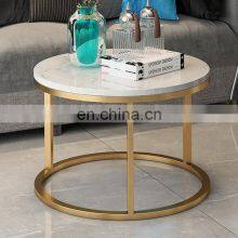 Luxury Coffee Tables Marble Coffee Table Living Room Simple Tea Center Table Set Small Round Apartment Center thumbnail-3