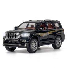 Hotsale Diecast 1:24 Scale Prado Pull Back Diecast Toy Vehicles With Music and Light thumbnail-5