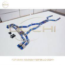 Exhaust Titanium Catback for BMW X5MX6M F95F96 LCI/X5M X6M E70 E71/ X5M X6M F95 F96/Z4 E89 Electronic Valve High-performance Automotive Exhaust Parts