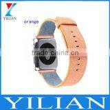 Factory Nylon Style Leather Watch Bands Loop For Apple Watch Strap Band Strap 42 38 mm thumbnail-1