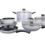7 PIECES NON STICK PRESSED ALUMINUM COOKWARE SET thumbnail-3