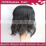 Brazilian Hair Human Hair Type and Yes Virgin Hair Human Hair Toupee for Women thumbnail-4