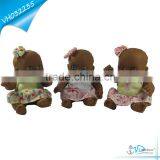 8.5" Wholesale Plastic Vinyl Black Dolls for Children With Sound