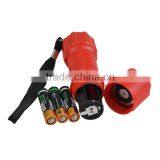 9LEDs Glow in the Dark Plastic LED Flashlight thumbnail-4