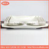 Wave Plate Strengthen Porcelain Durable Porcelain Sepecial Design Different Size Wave Edge Square Rectangular Soup Plate thumbnail-1
