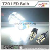 Best Offer Nonpolar Canbus LED Lamp Bulb T20 7440/7443 5050 27SMD 12V Led Lamp Bulb thumbnail-4