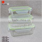 Fashion Glass Storage Protable Microwave Glass Food Crisper thumbnail-2