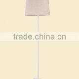 White Linen Rectangle Shade Brushed Steel Base Bold Modern Design Asymmetry Table Lamp thumbnail-3