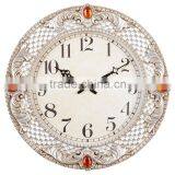 48cm Jewelry Amber Resin Luxury Wall Clock Women thumbnail-3