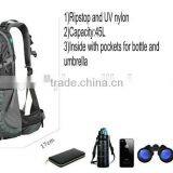 45L Outdoor Travelling Hiking Backpack, Folding Handy Backpack, Daypack & Climbing Camping Outdoor Sports Travel Bag
