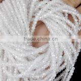 5 Strands White Cubic Zirconia 3mm Rondelle Faceted CZ Beads Strand,Crystal CZ Beads,Clear Quartz CZ Beads,Jewelry Bead