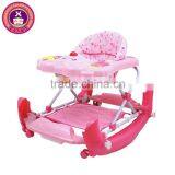 Modern Easy Steer Music & Lights Luxury 8 Wheels Jeep Baby Walker thumbnail-2