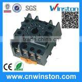 PF113A-E General Purpose 11 Pin Round Type 300VAC 10A Plug-in Electric Plastic Relay Socket With CE