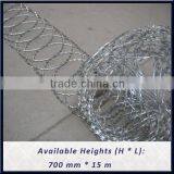 High Tensile Galvanized Sharp Razor Barbed Wire for Security Fence