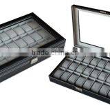 24 Slots Leather Watch Box