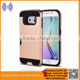 2016 Hot Sales Brushed Card Slot Case Plastic Hard Back Case Cover For Samsung Galaxy E7
