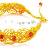 2016 Fashion Designed Cheap Cotton String Bracelet With Bead for Woman thumbnail-2
