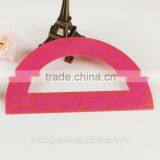 Printable Half Circle Protractor,open Center,6 Inch Ruler thumbnail-4