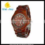 WJ-5354 Newest Hot Sale Wooden With Calendar Fashion Vintage Creative Men Watch thumbnail-2