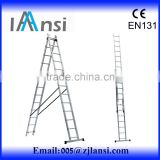Alibaba China Supplier 5.8m aluminium step ladder en131 telescopic ladder extension ladder attic ladder