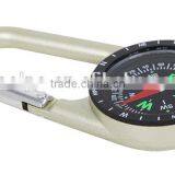 Hot Selling Metal Carabiner Compass For Travel Camping